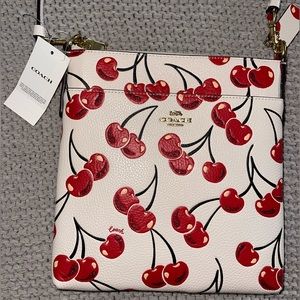 NWT COACH CHERRY PURSE